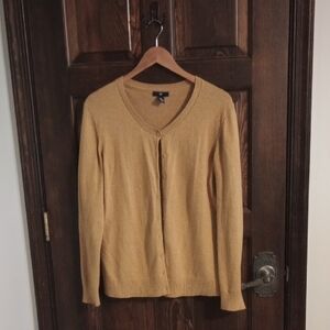 GAP Mustard Colored Buttoned Cardigan